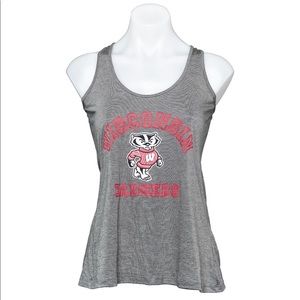 Champion Wisconsin Badgers Tank Top Charcoal